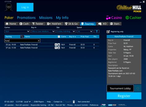 jackpot freerolls william hill password|William Hill .